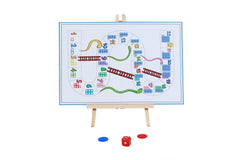wonderLearn Snake & Ladders Board Game- Learning Counting, Ranges, Patterns for 3+ year old